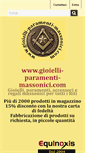 Mobile Screenshot of gioielli-paramenti-massonici.com